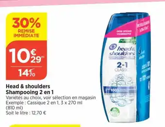 Bi1 Head & shoulders Shampooing 2 en 1 offre