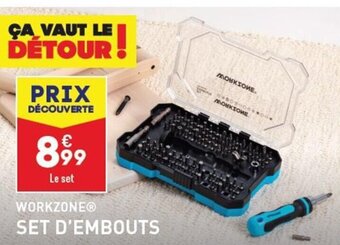 ALDI WORKZONE® SET D'EMBOUTS offre
