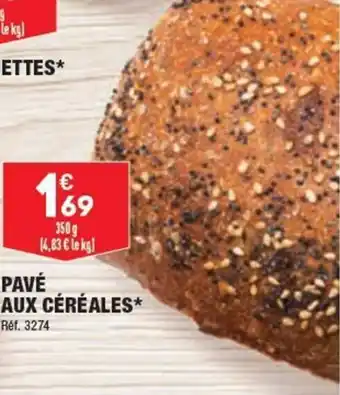ALDI PAVÉ AUX CÉRÉALES* offre