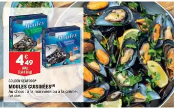ALDI GOLDEN SEAFOOD MOULES CUISINÉES(A) offre