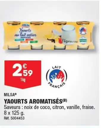 ALDI YAOURTS AROMATISÉS(B) offre