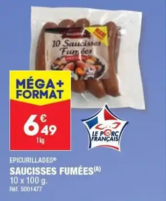 ALDI SAUCISSES FUMÉES (A) offre