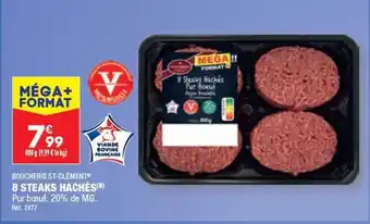 ALDI 8 STEAKS HACHÉS(B) offre