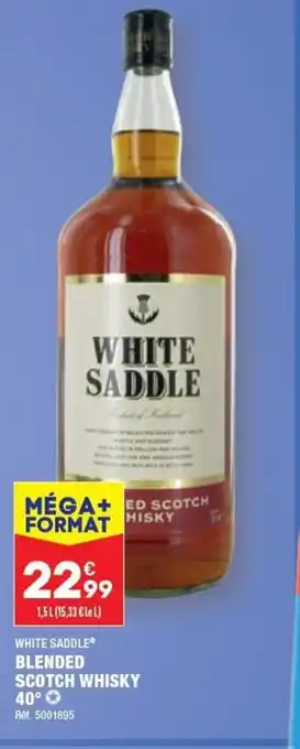 ALDI WHITE SADDLE BLENDED SCOTCH WHISKY 40° Réf. 5001895 offre
