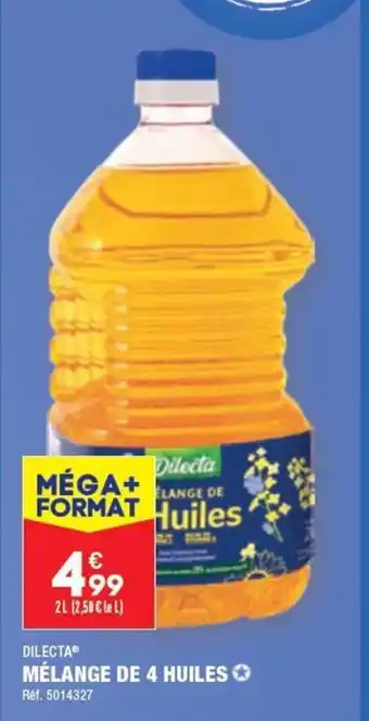 ALDI MÉLANGE DE 4 HUILES offre