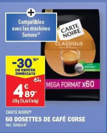 60 DOSETTES DE CAFÉ CORSE