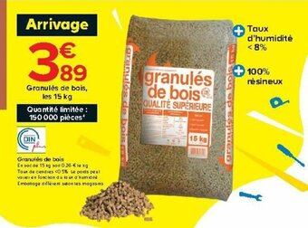 Granulés de bois