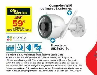 Caméra de surveillance intelligente Ezviz C3N