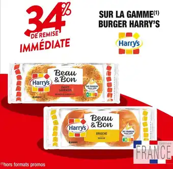 Cora x Carrefour Harry’s 34% de remise immédiate sur la gamme burger harry’s offre