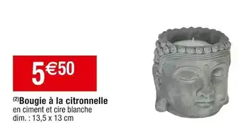 Bougie Ă la citronnelle