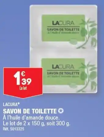 ALDI SAVON DE TOILETTE offre