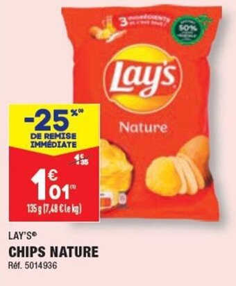 ALDI CHIPS NATURE offre