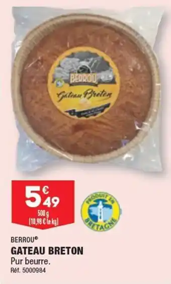 ALDI GATEAU BRETON offre