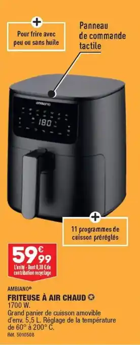 ALDI FRITEUSE À AIR CHAUD offre