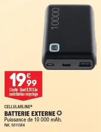 ALDI BATTERIE EXTERNE offre