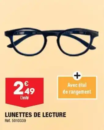 ALDI LUNETTES DE LECTURE offre