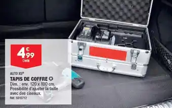 ALDI TAPIS DE COFFRE offre