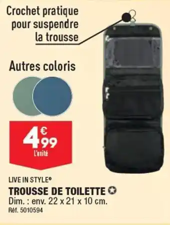 ALDI TROUSSE DE TOILETTE offre