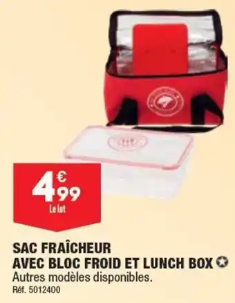 ALDI SAC FRAÎCHEUR AVEC BLOC FROID ET LUNCH BOX offre