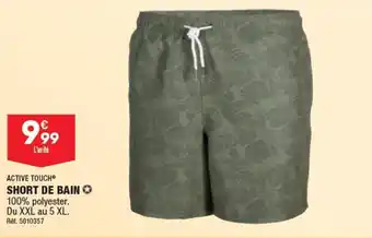 ALDI SHORT DE BAIN offre