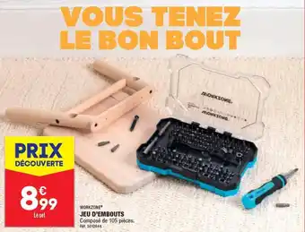 ALDI JEU D'EMBOUTS offre