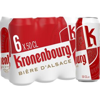Auchan Bière blonde kronenbourg offre