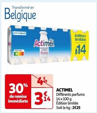 Auchan Actimel offre