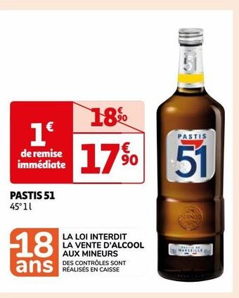 Auchan Pastis 51 offre