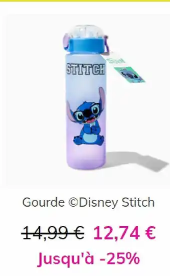 Claire's Gourde disney stitch offre