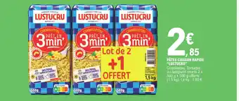E.Leclerc I PÂTES CUISSON RAPIDE offre