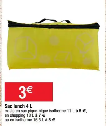 Sac lunch 4 l