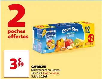 Auchan Capri sun capri sun offre