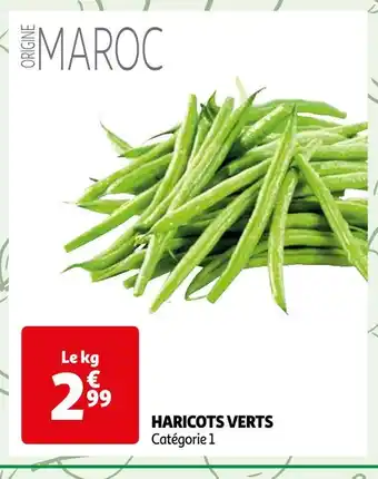 Auchan Haricots verts offre