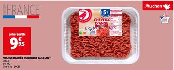 Auchan Auchan viande hachée pur boeuf offre