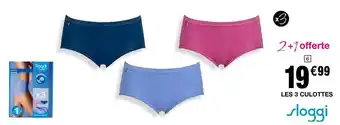 Cora x Carrefour Sloggi culottes femme offre