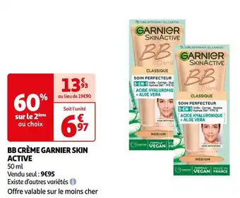 Auchan Supermarché Garnier bb crème skin active offre