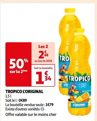 Auchan Tropico tropico l'original offre