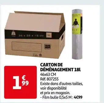 Carton de déménagement 18l