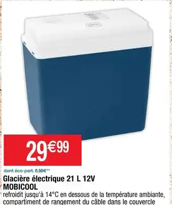 Cora x Carrefour Mobicool glacière électrique 21 l 12v offre