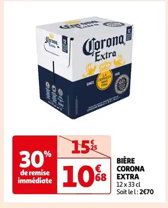 Auchan Corona bière extra offre