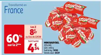 Auchan Babybel mini babybel offre