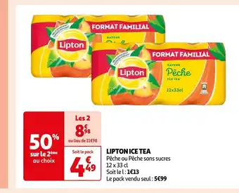 Auchan Lipton lipton ice tea offre