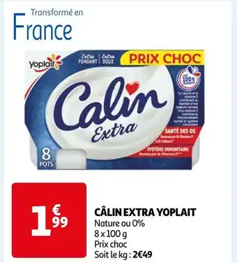Auchan Yoplait câlin extra offre
