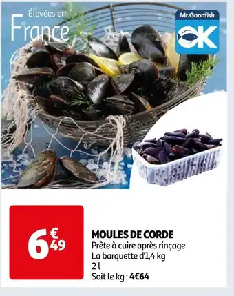 Auchan Moules de corde offre