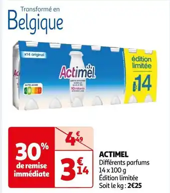 Auchan Actimel actimel offre