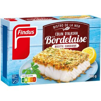 Auchan Colin d'alaska a la bordelaise surgele findus offre