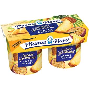 Auchan Yaourt gourmand mamie nova offre