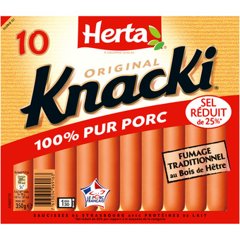 Auchan Knacki original herta offre