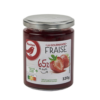 Auchan Confiture la gourmande fraise auchan offre