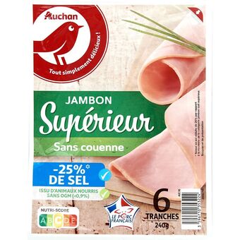 Auchan Supermarché Jambon supérieur auchan offre